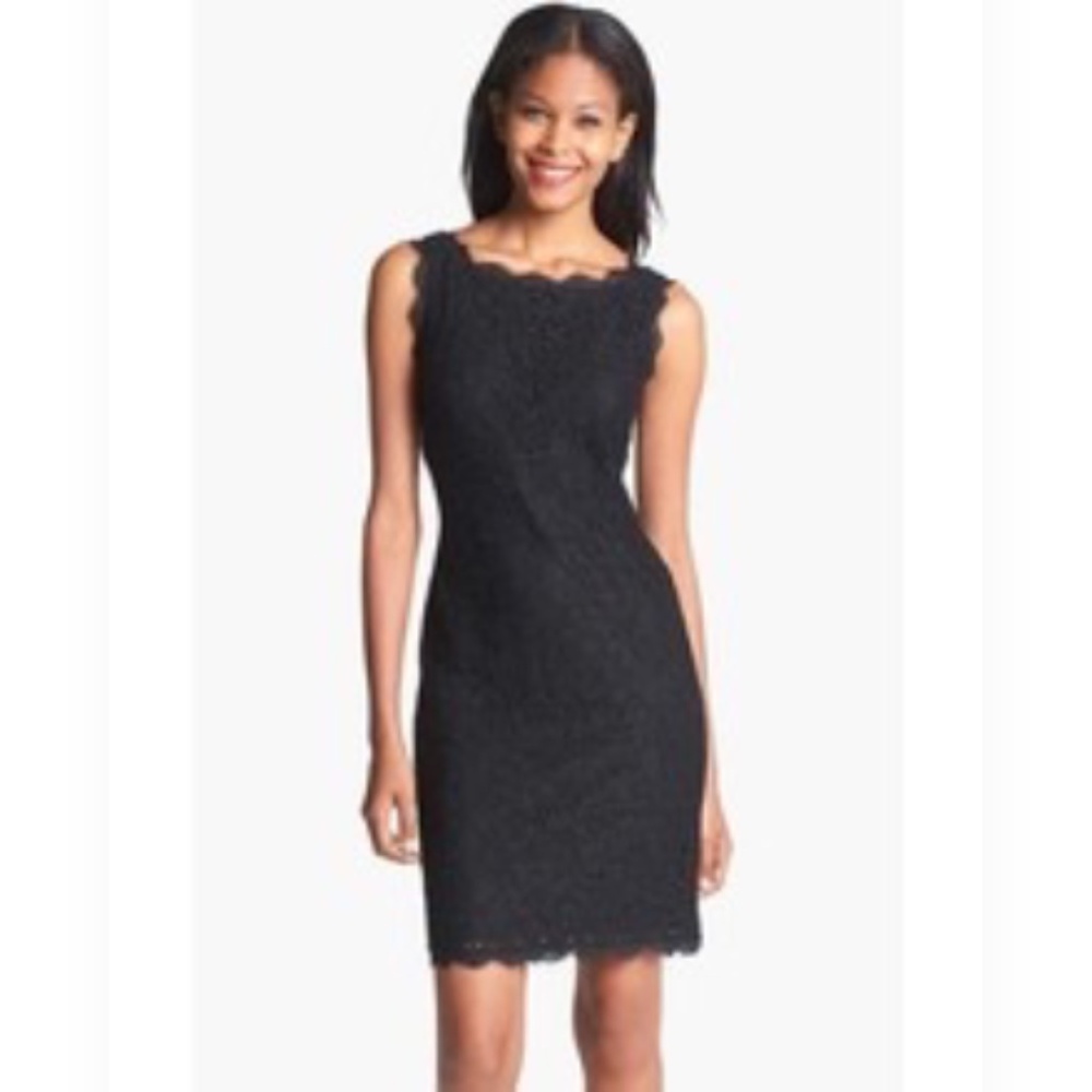 Lace Sheath Dress - Size 4P